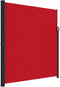 vidaXL - Windscherm - uittrekbaar - 220x600 - cm - rood