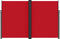vidaXL - Windscherm - uittrekbaar - 220x600 - cm - rood