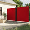vidaXL - Windscherm - uittrekbaar - 220x600 - cm - rood