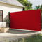 vidaXL - Windscherm - uittrekbaar - 220x600 - cm - rood
