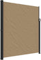 vidaXL - Windscherm - uittrekbaar - 220x600 - cm - taupe