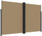 vidaXL - Windscherm - uittrekbaar - 220x600 - cm - taupe