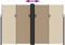 vidaXL - Windscherm - uittrekbaar - 220x600 - cm - taupe