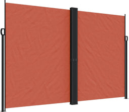 vidaXL - Windscherm - uittrekbaar - 220x600 - cm - terracotta