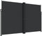 vidaXL - Windscherm - uittrekbaar - 220x600 - cm - zwart
