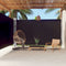 vidaXL - Windscherm - uittrekbaar - 220x600 - cm - zwart