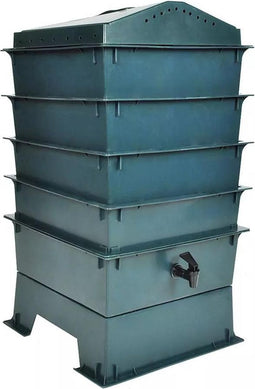 vidaXL - Wormenbak 4-laags - 42x42x60 - cm