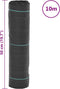 vidaXL - Worteldoek - 0,5x10 - m - polypropeen - zwart