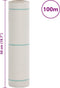 vidaXL - Worteldoek - 0,5x100 - m - polypropeen - wit