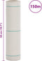 vidaXL - Worteldoek - 0,5x150 - m - polypropeen - wit