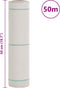 vidaXL - Worteldoek - 0,5x50 - m - polypropeen - wit
