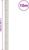 vidaXL - Worteldoek - 1,5x10 - m - polypropeen - wit