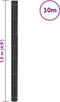 vidaXL - Worteldoek - 1,5x10 - m - polypropeen - zwart