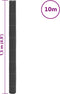vidaXL - Worteldoek - 1,5x10 - m - polypropeen - zwart