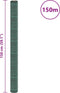 vidaXL - Worteldoek - 1,5x150 - m - polypropeen - groen