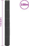vidaXL - Worteldoek - 1x100 - m - polypropeen - zwart