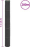 vidaXL - Worteldoek - 1x200 - m - polypropeen - zwart