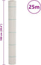vidaXL - Worteldoek - 1x25 - m - polypropeen - wit