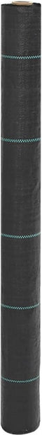vidaXL - Worteldoek - 1x25 - m - polypropeen - zwart