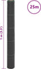vidaXL - Worteldoek - 1x25 - m - polypropeen - zwart