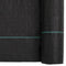 vidaXL - Worteldoek - 1x25 - m - polypropeen - zwart