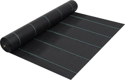 vidaXL - Worteldoek - 2x100 - m - PP - zwart