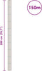 vidaXL - Worteldoek - 2x150 - m - polypropeen - wit