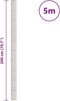 vidaXL - Worteldoek - 2x5 - m - polypropeen - wit