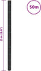 vidaXL - Worteldoek - 2x50 - m - polypropeen - zwart