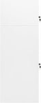 vidaXL - Zadelkast - 53x53x140 - cm - staal - wit