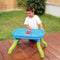 vidaXL Zand/watertafel voor kinderen 3-in-1 67,5x52x38 cm polypropeen