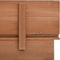 vidaXL Zandbak 95x90x15 cm vurenhout