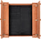 vidaXL Zandbak 95x90x15 cm vurenhout