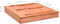 vidaXL Zandbak 95x90x15 cm vurenhout