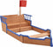 vidaXL Zandbak piratenschip 190x94,5x101 cm vurenhout