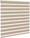 vidaXL - Zebra - Blind - 150x150 - cm - stofbreedte - 145,9 - cm - polyester - zandbruin