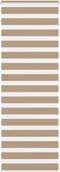 vidaXL - Zebra - Blind - 70x200 - cm - stofbreedte - 65,9 - cm - polyester - zandbruin