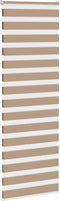 vidaXL - Zebra - Blind - 70x200 - cm - stofbreedte - 65,9 - cm - polyester - zandbruin