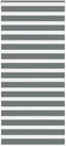 vidaXL - Zebra - rolgordijn - 115x230 - cm - stofbreedte - 110,9 - cm - donkergrijs