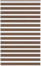 vidaXL - Zebra - rolgordijn - 145x230 - cm - stofbreedte - 140,9cm - polyester - bruin