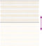 vidaXL - Zebra - rolgordijn - 145x230 - cm - stofbreedte - 140,9cm - polyester - bruin