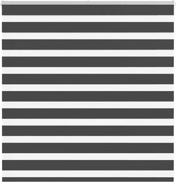 vidaXL - Zebra - rolgordijn - 150x100 - cm - stofbreedte - 145,9 - cm - zwart