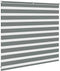 vidaXL - Zebra - rolgordijn - 155x100 - cm - stofbreedte - 150,9 - cm - donkergrijs
