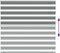 vidaXL - Zebra - rolgordijn - 155x100 - cm - stofbreedte - 150,9 - cm - donkergrijs