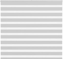 vidaXL - Zebra - rolgordijn - 155x150 - cm - stofbreedte - 150,9 - cm - lichtgrijs