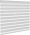 vidaXL - Zebra - rolgordijn - 155x150 - cm - stofbreedte - 150,9 - cm - lichtgrijs