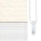 vidaXL - Zebra - rolgordijn - 155x200 - cm - stofbreedte - 150,9 - cm - marmerbeige