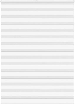 vidaXL - Zebra - rolgordijn - 160x230 - cm - stofbreedte - 155,9cm - polyester - wit