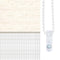 vidaXL - Zebra - rolgordijn - 50x100 - cm - stofbreedte - 45,9cm - marmerbeige