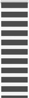 vidaXL - Zebra - rolgordijn - 50x150 - cm - stofbreedte - 45,9cm - zwart